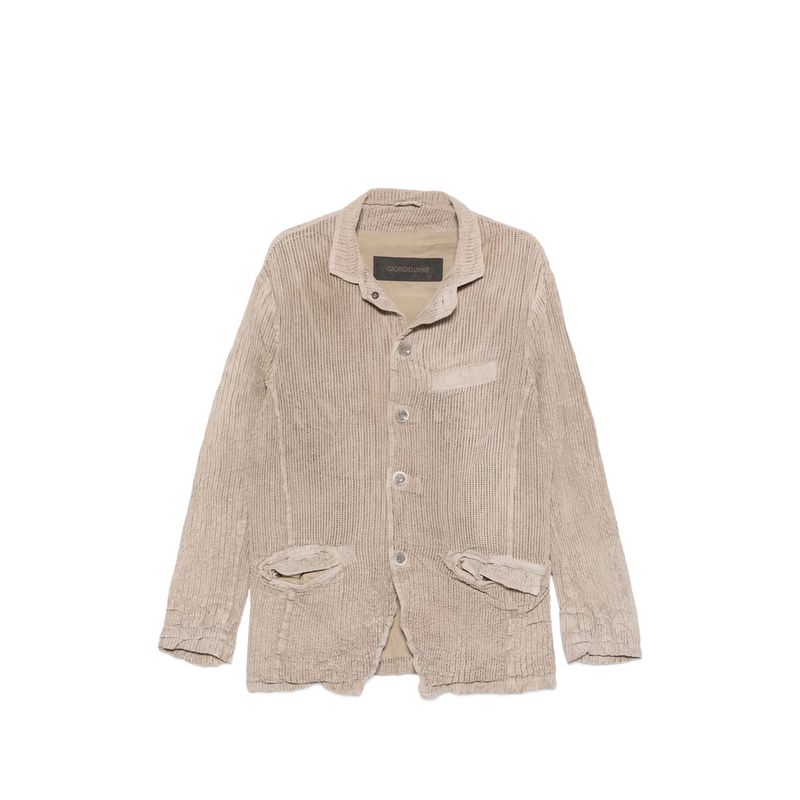 Giorgio Brato Neutrals Jackets  Leather Jackets Men